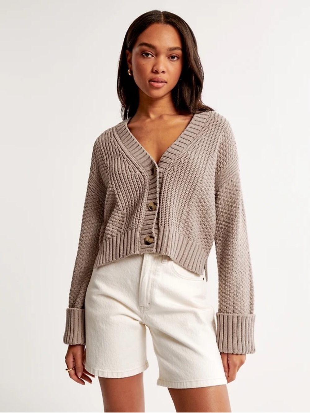 Abercrombie & Fitch Cameron Seed Stitch Cardigan